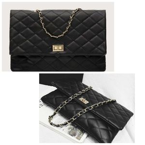 Black Quilted Bag
